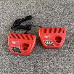 Two m12 chargers