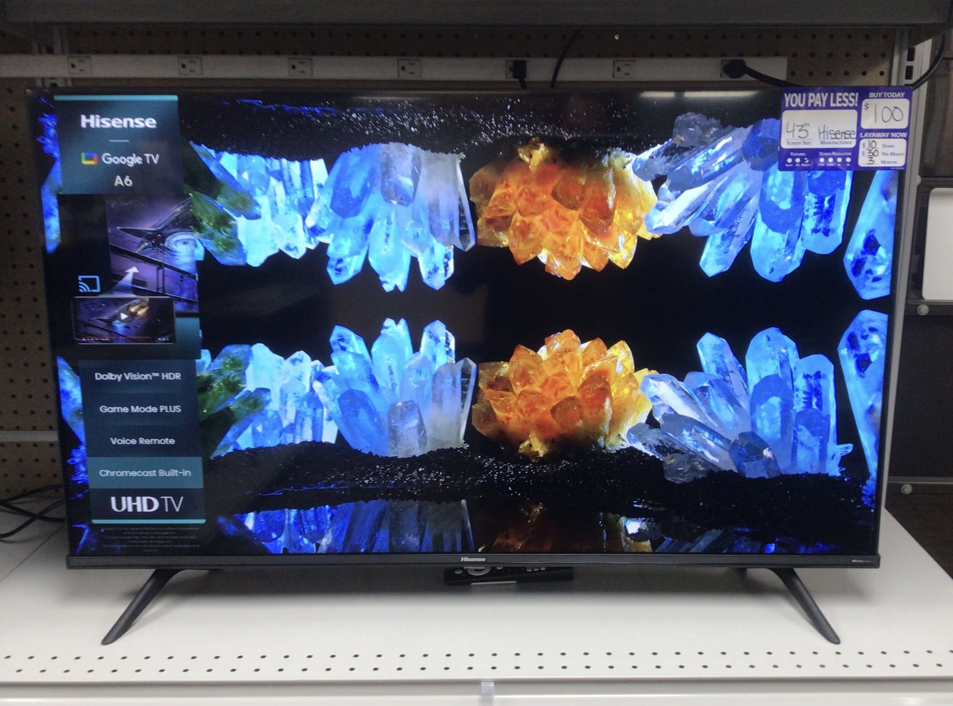 Hisense 43” Google TV