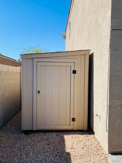 6x12 Wood Storage shed (HOA Approved)