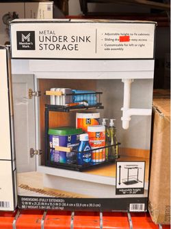 Members Mark Metal Under Sink Storage Brand New In Box