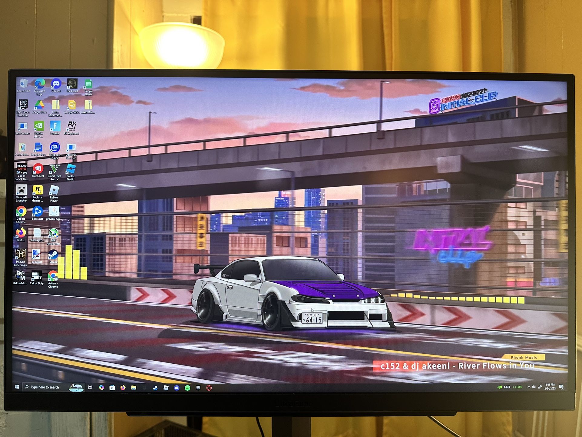 Gaming Monitor, 1440p, 240hz, Lightly Used, LG 27" UltraGear QHD