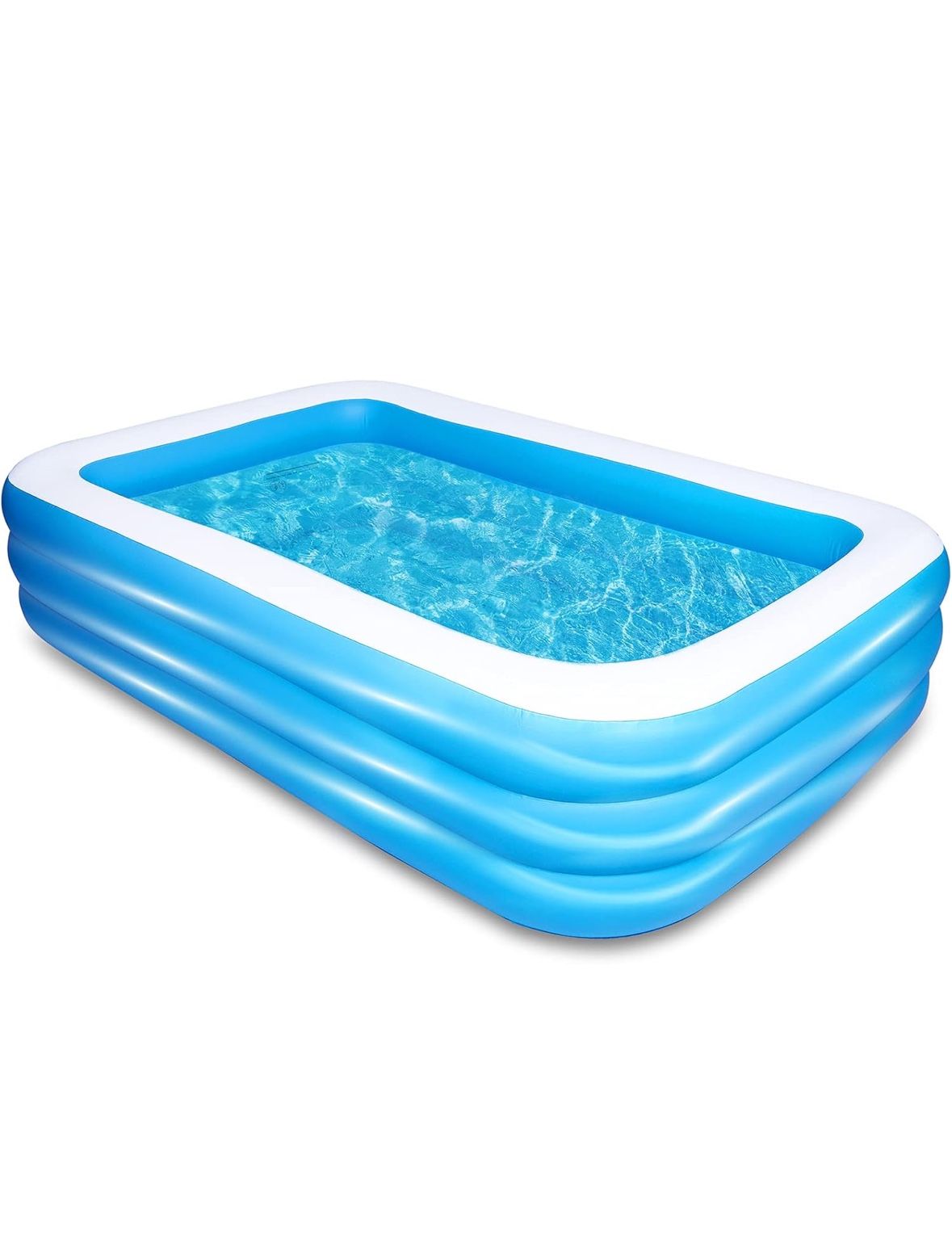 AsterOutdoor Inflatable Swimming Pool 100"x 66"x 23" Thickened, Full-Sized Above Ground Kiddle Family Lounge Pool for Adult, Kids, Toddlers, Blow Up f