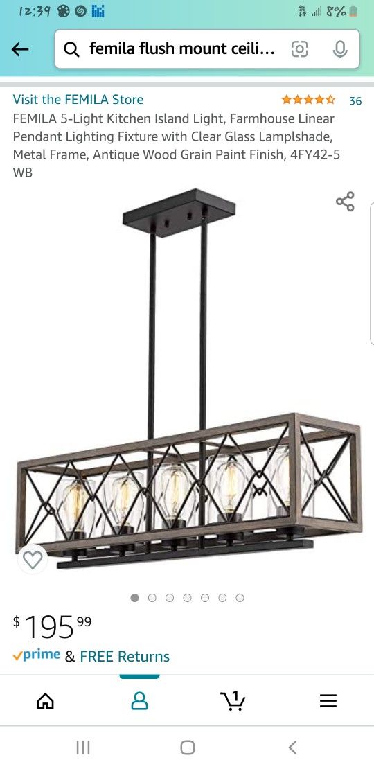 Chandelier Brand New NIB