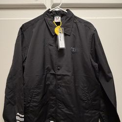 AAPE BY *A bathing APE logo patch long-sleeve jacket