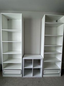 IKEA Pax Wardrobe and Target Cube Storage