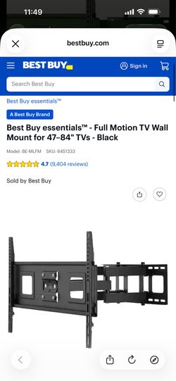 BEST BUY TV MOUNT