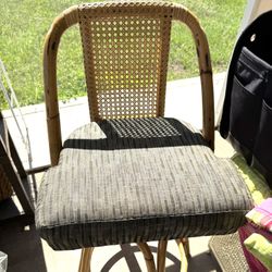 One MCM Bamboo Stool