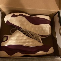 Jordan 13 Retro GT Off White/Burgundy 10c