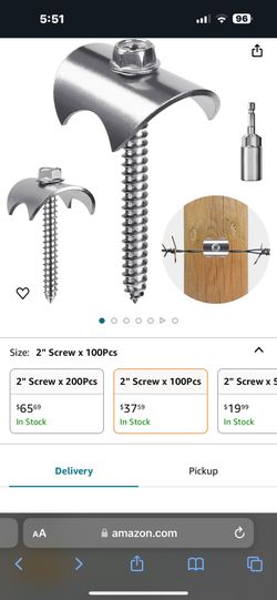 Insaga Fencing Staple 100Pcs