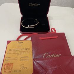 Cartier Nail Bracelet (moissanites) 