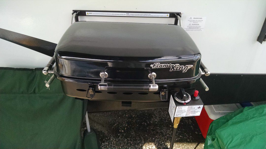 Flame King Camper Grill With Camper Mount