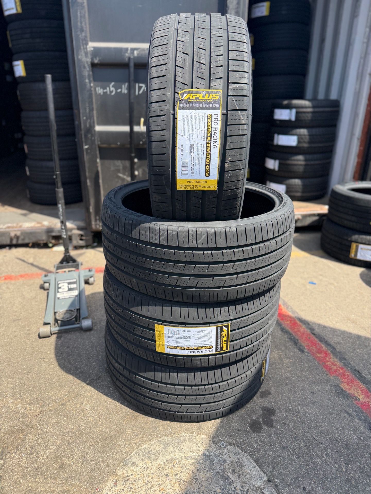 275-30-24 4 New Tires Installed and Balanced