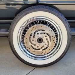 Harley Davidson Wheel And Tire With Rotors