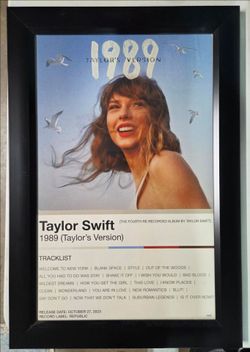 Framed Taylor Swift Album Cover Posters