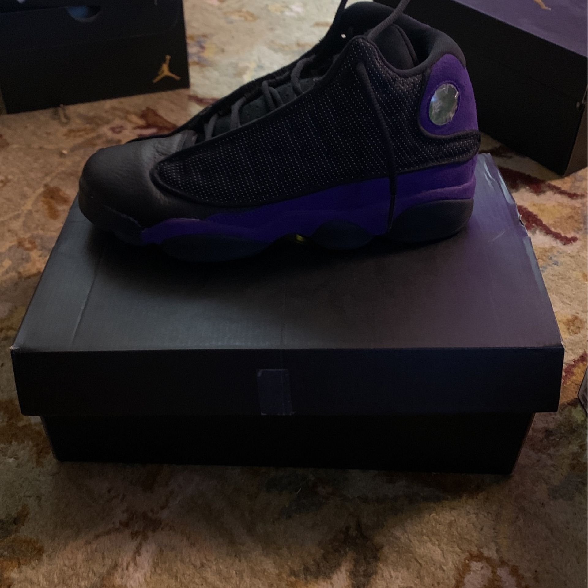 Air Jordan 13 Black And Purple Retros