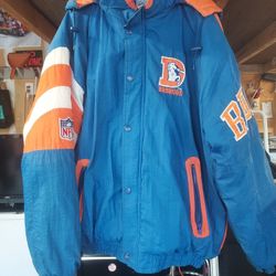 Denver Broncos Vintage Starter Puffer Jacket