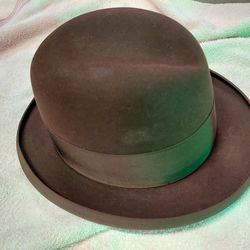 Vintage Stetson Bowler Hat w/ Original Box
