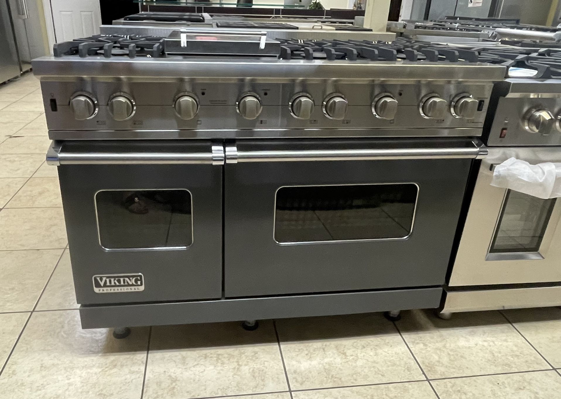 Viking 48” Gas Range Grey