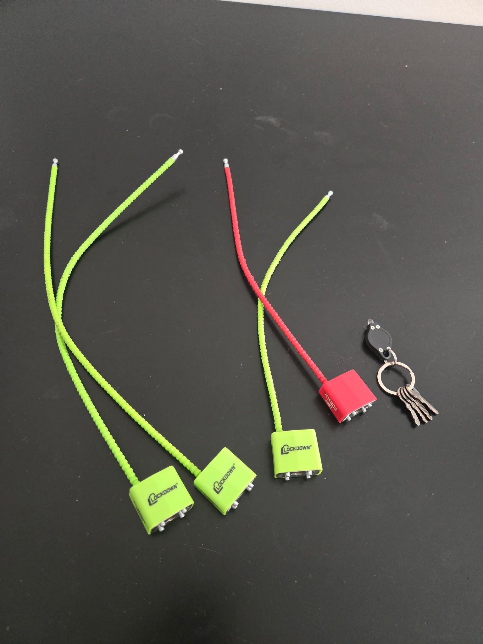 Lockdown Cable Gun Locks Set of 4 + Keys!