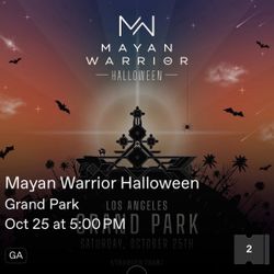 Mayan 2xGA tickets 