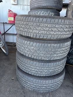245/70R17 firestone used tires and rims