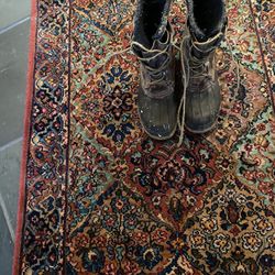 LL Bean Mens Size 9 Felt Lined Pack Boots