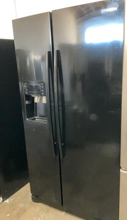 Samsung Side By Side Black Refrigerator Fridge
