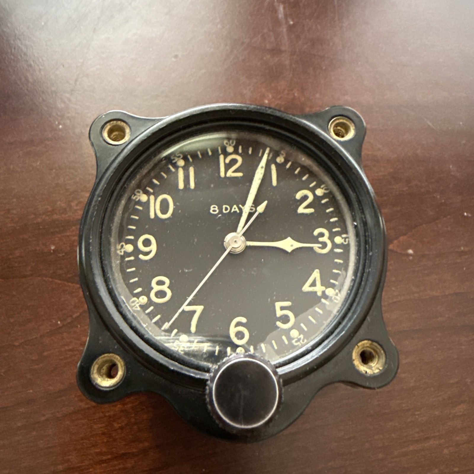 Elgin 8 Hour Plane Clock