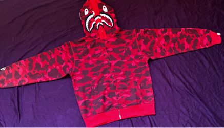 Red bape hoodie
