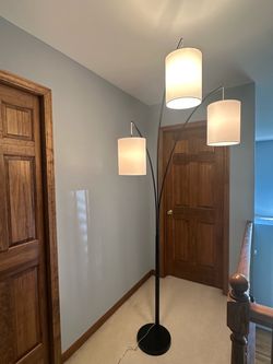 3-Light Arc Floor Lamp