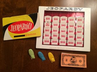 Vintage Jeopardy game from the 60's