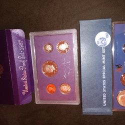 United States Special Mint Set 1967 & 1987
