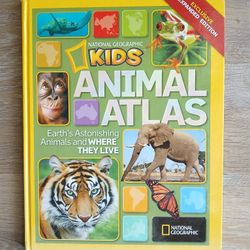 National Geographic Kids Animal Atlas Kids Children Storybook Story Book Education Learning 