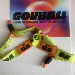 $250 For Two GA Day 2 Govball Wristbands