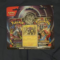 NEW Pokemon Mega Evolution & Phantasmal Flames 2-Pack Blister Sealed - Raikou