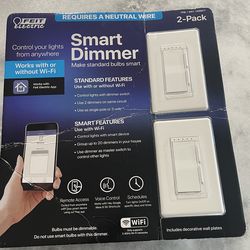 Smart Dimmer switch - 2 pack