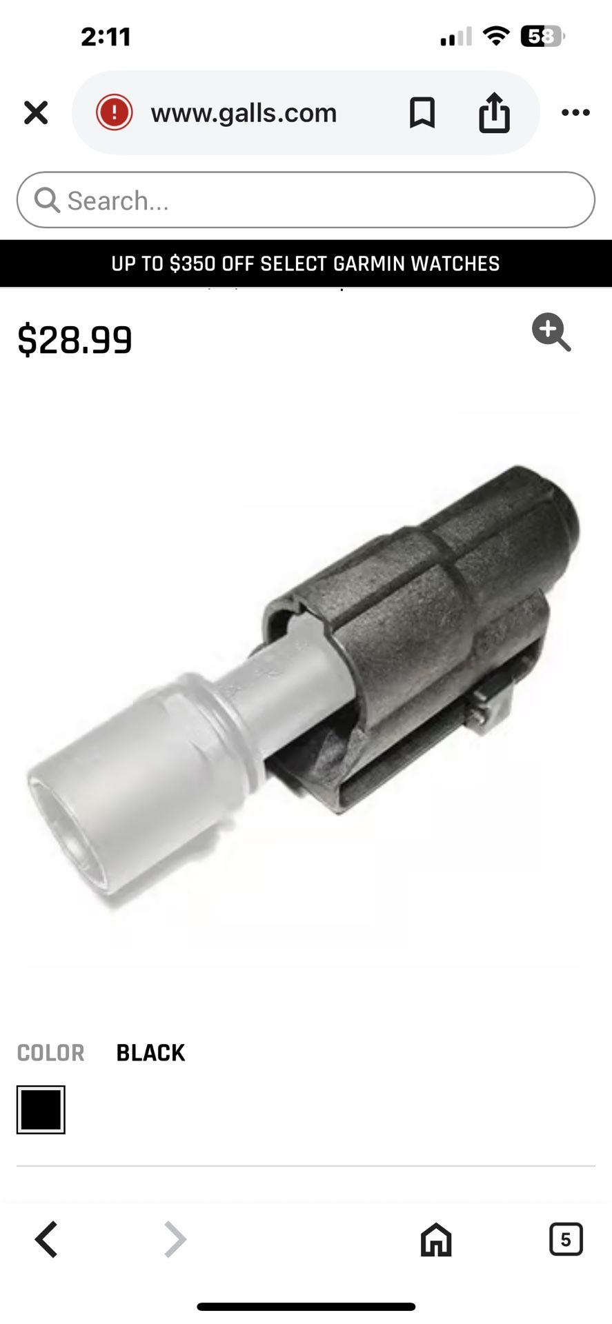 Surefire 6P With Hoster
