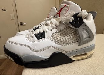 Air Jordan 4 Retro OG "White Cement" size 5Y