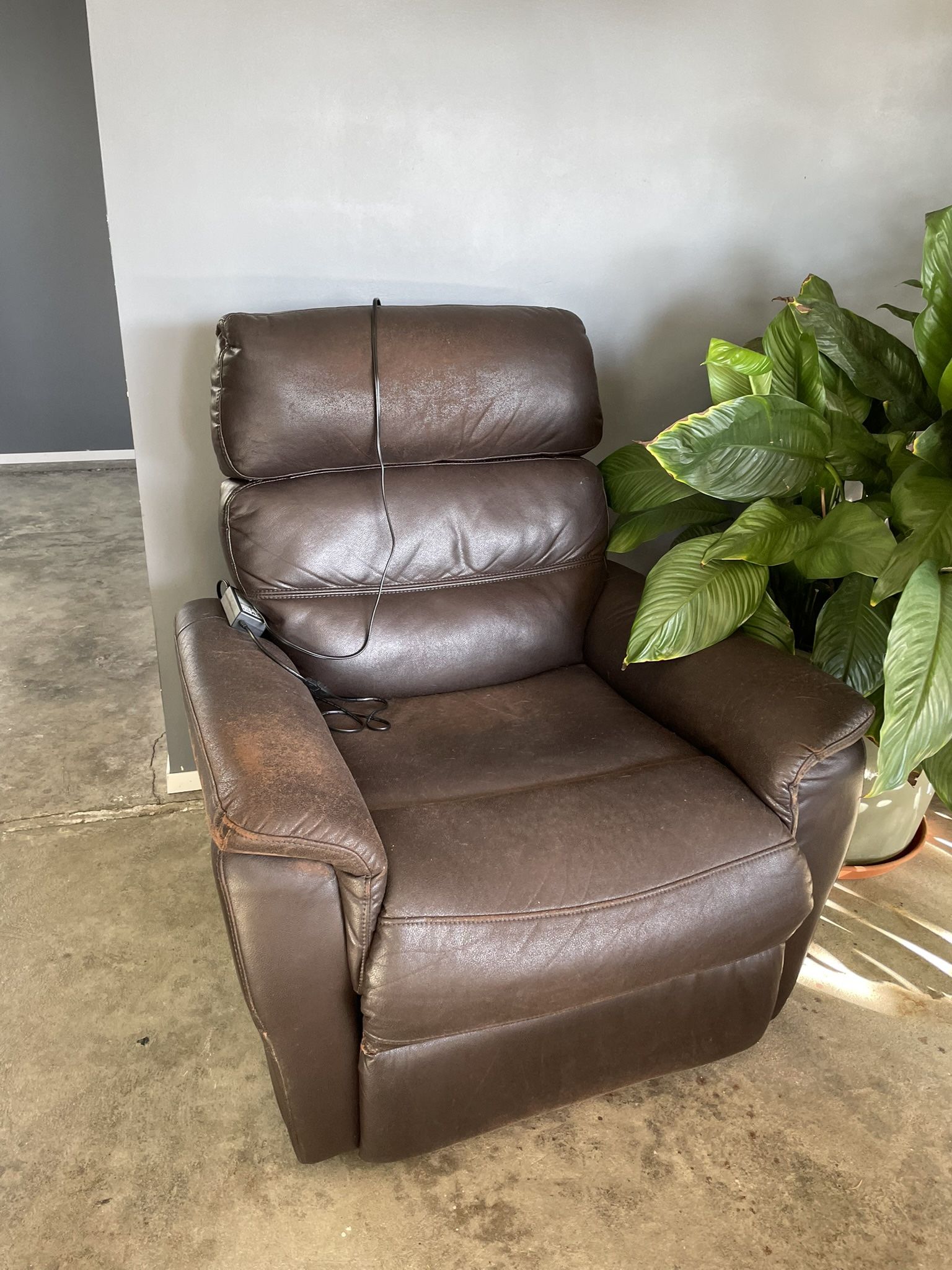 Leather Electric Recliner