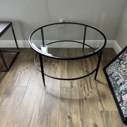 Round Glass Table