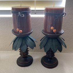 Candle Holders With Candles 