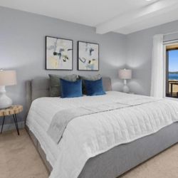 New King Bed Frame And Mattress 