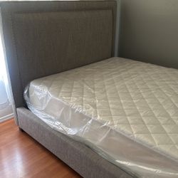Queen Size Bed With Frame Asking 350