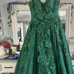 Green Quince/ Sweet 16 Dress