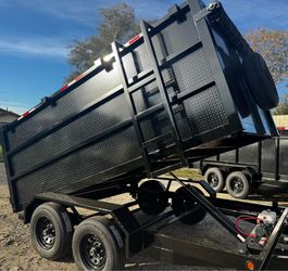 New 12ft Long Hydraulic Dump Trailer with Accessories Included 👍🏻