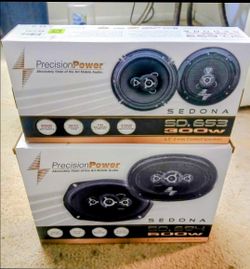Precision Power Two Pack 6.5 and 6x9s Brand New In The Box