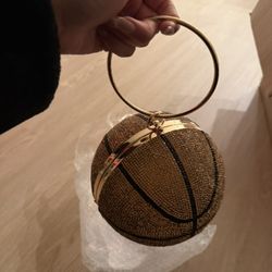 Basketball Shaped Bag