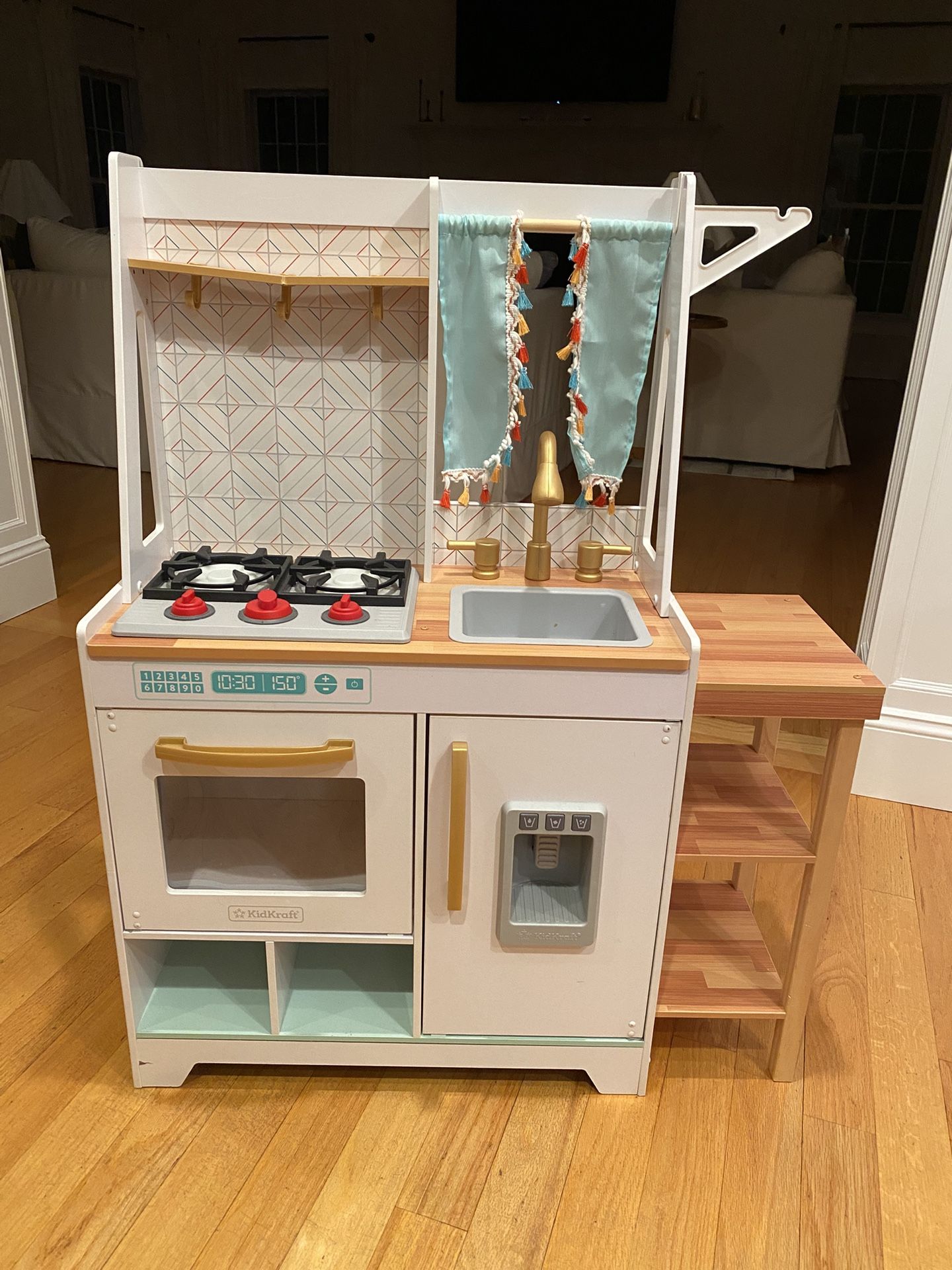 Kids Wooden Play Kitchen