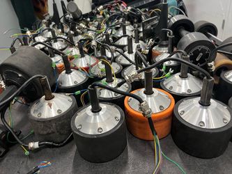 Electric skateboard hub motors