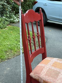 Two used kitchen chairs